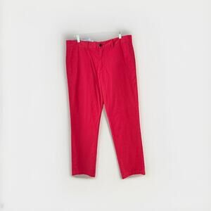 Pronto Uomo Pants Men’s Size 36x32 Nantucket Red Preppy Straight Cotton Chinos